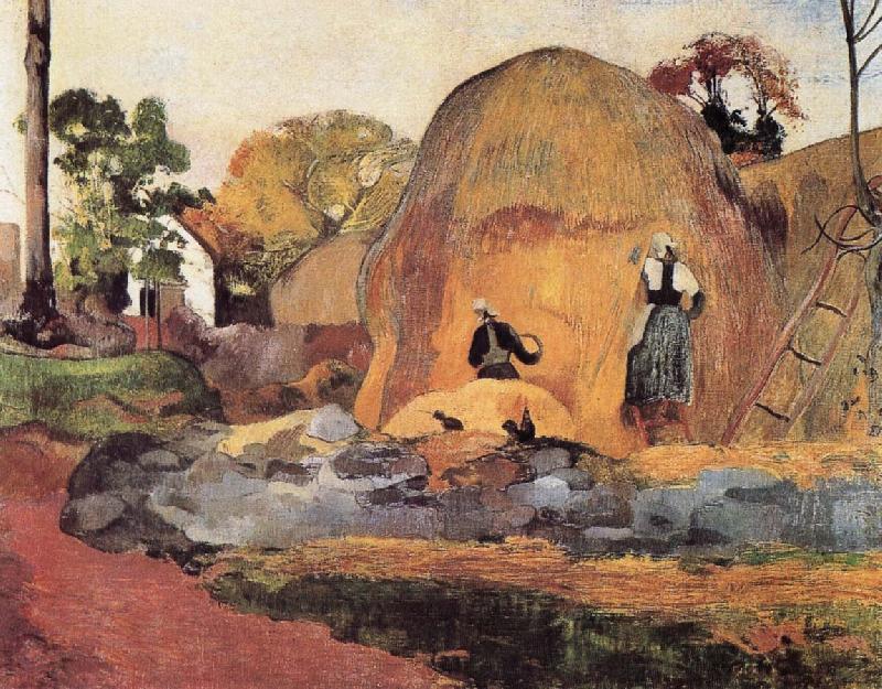 Paul Gauguin Harvest Sweden oil painting art